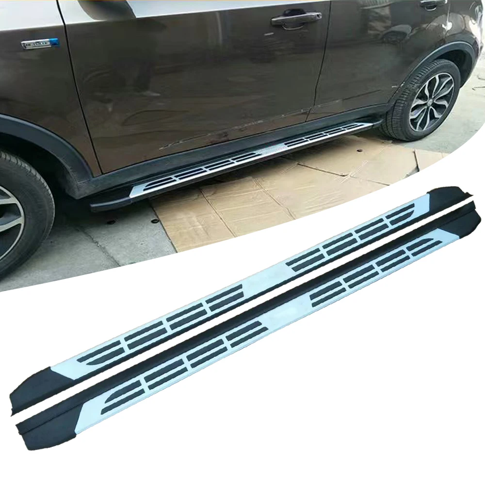 

2Pcs Running Boards Side Steps Pedal Nerf Bar Fits for Jeep Compass 2017-2023