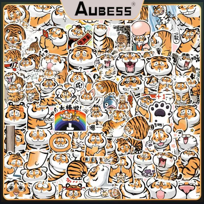 

Clear Pattern Cute Tiger Sticker Funny Children Stickers Diy Reusable Cartoon Stickers School Reward Tool For Children New