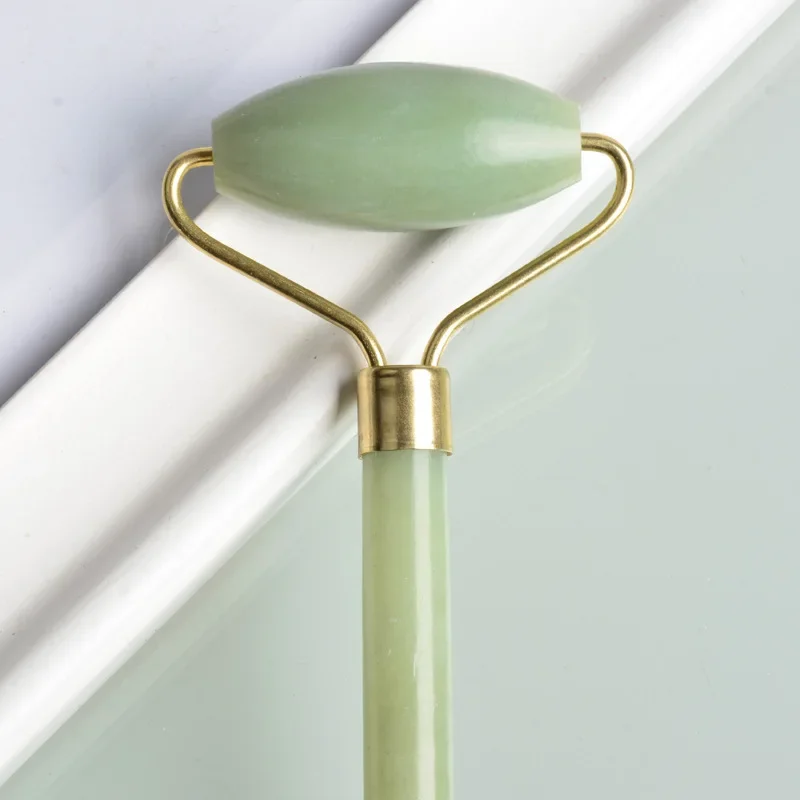 Массажный ролик Lake Blue Jade для лица массажный шеи нефритовый китайский натуральный