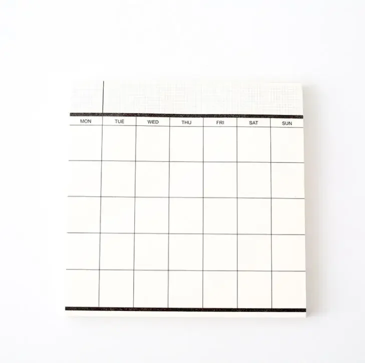 

Классический 50 листов, еженедельный ежемесячный планировщик, блокнот для записей, записная книжка, блокнот Paperlaria, школьные и офисные канцелярские принадлежности, блокнот для записей