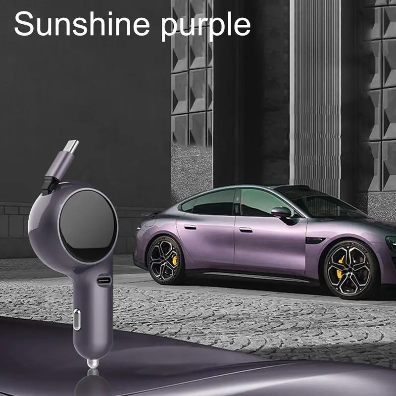 Ładowarka samochodowa typu C Wielofunkcyjny adapter do superszybkiego ładowania Podwójny super ładowarki PD30W w samochodzie tabletu