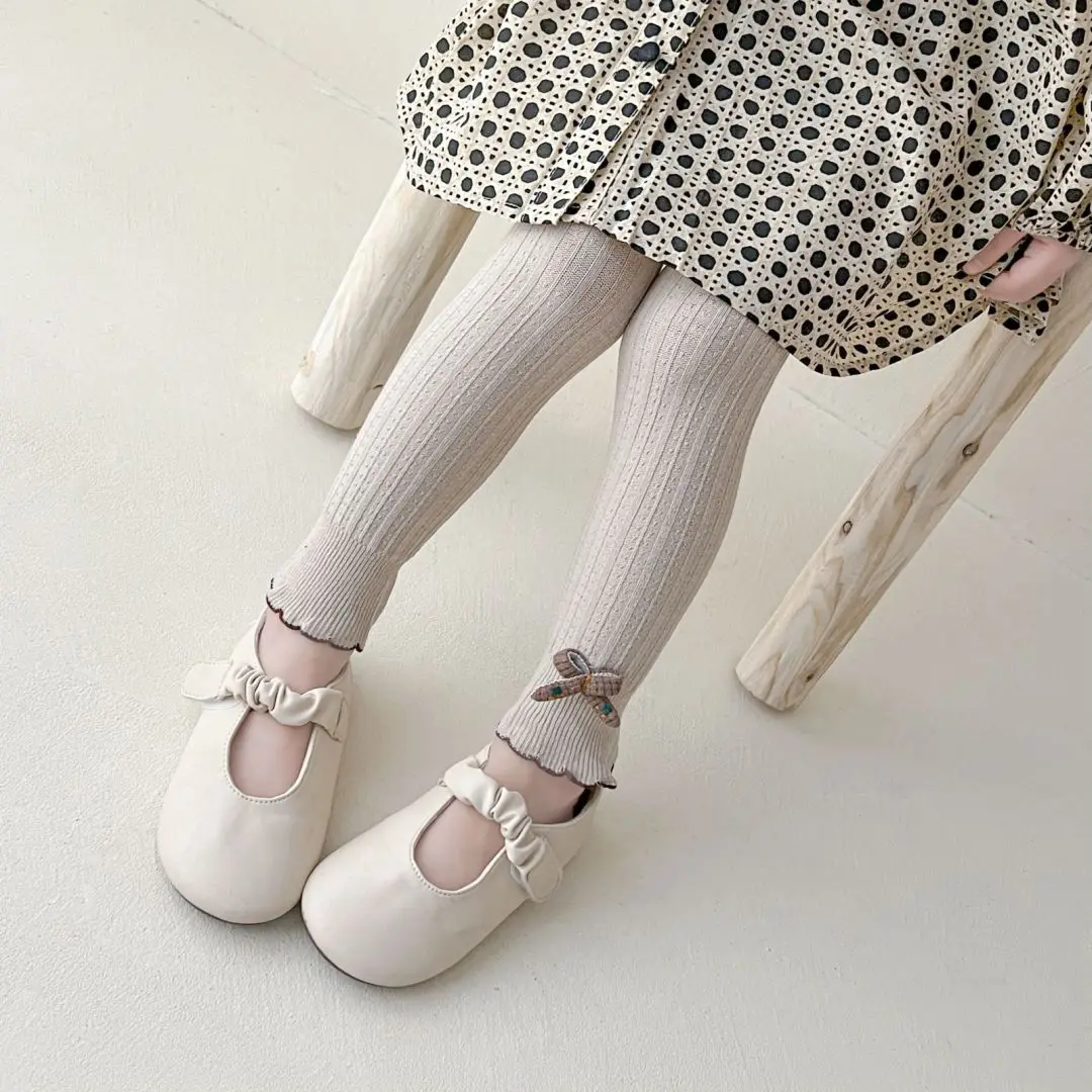 Kids Cotton Leggings for Girls  Spring Autumn  Tight Pants  Girls Bow Knot Princess Legging  Baby Elasticity Trouses 1-11Y enlarge