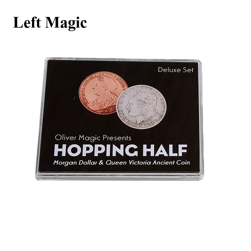 

Funny Hopping Morgan Magic Tricks Coins Appearing Vanishing Magia Magician Close Up Gimmick Illusion Prop Mentalism