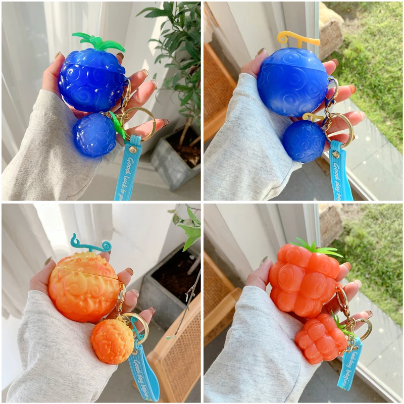 

Anime Devil Fruit Dark Mera Gomu Chop Fruit AirPods 1 2 3 Pro Case Apple AirPods 2 Case Cover AirPods Pro Case Airpod Case