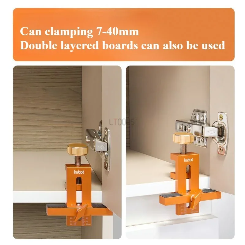 Регулируемый зажим для установки двери шкафа