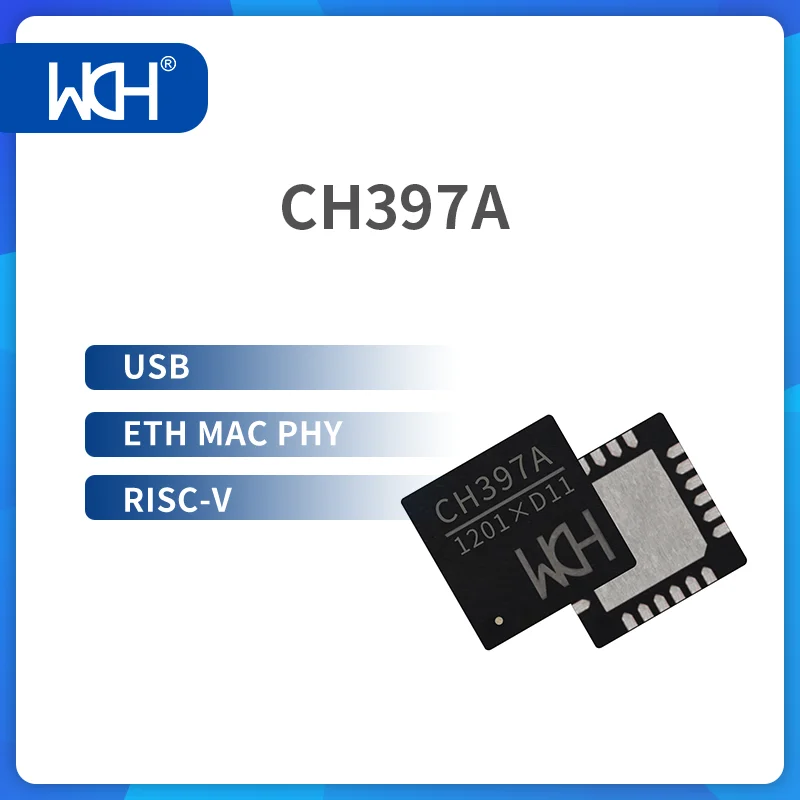 

10Pcs/Lot CH397 Highly Integrated low-power USB NIC Chip