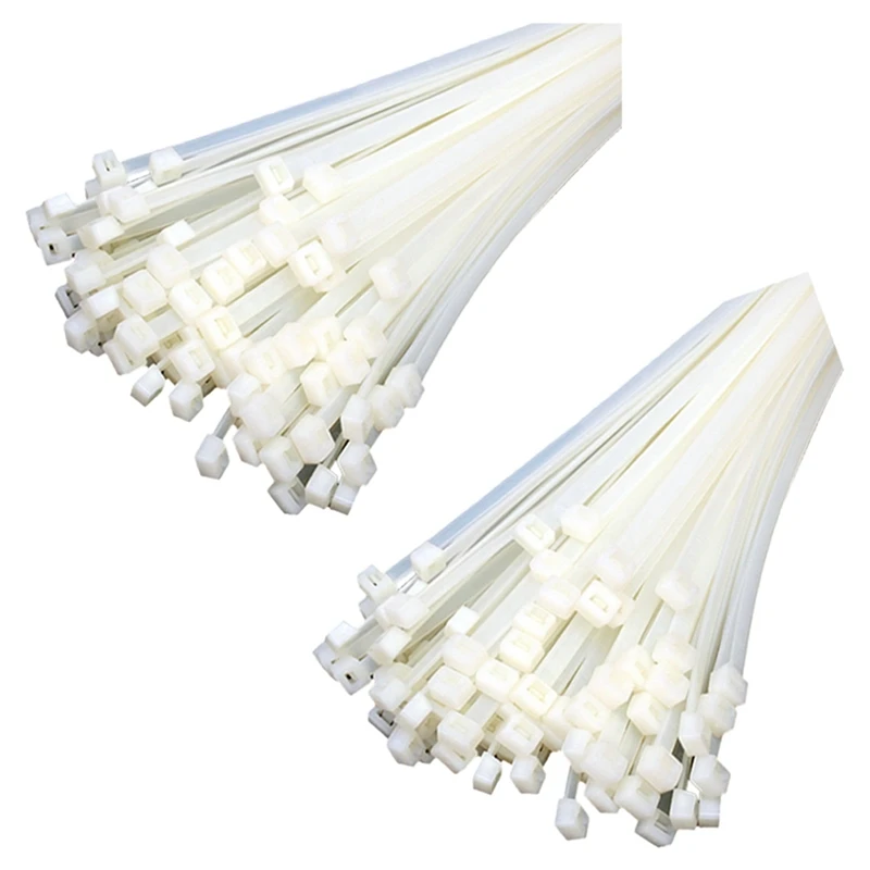 

Cable Ties Cable Tie Wraps / Zip Ties Colour:White Size:140 Mm X 2.5 Mm 100Pcs
