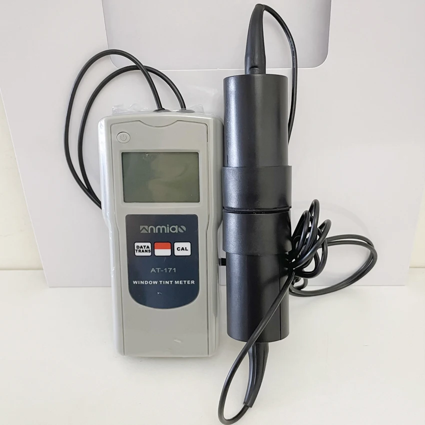 

Портативный измеритель тонировки окон AT-171, цифровой тестер пропускания, используемый также для обнаружения мутности или четкости образца жидкости