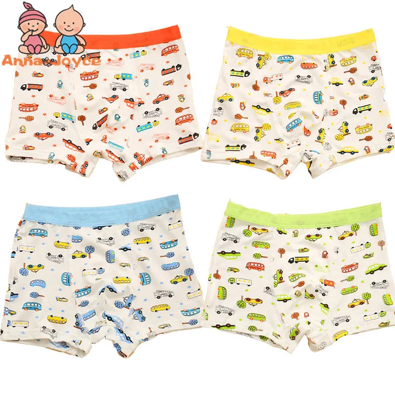 

6pcs/Lot Boys Boxer Cotton Modal Panties Male Child Underwear Lovely Atnm0004