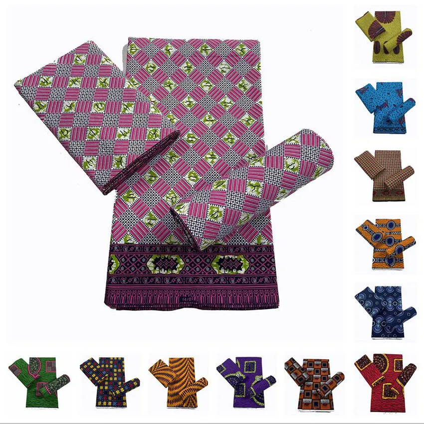 6 ярдов африканская восковая ткань Голландский стиль 100%