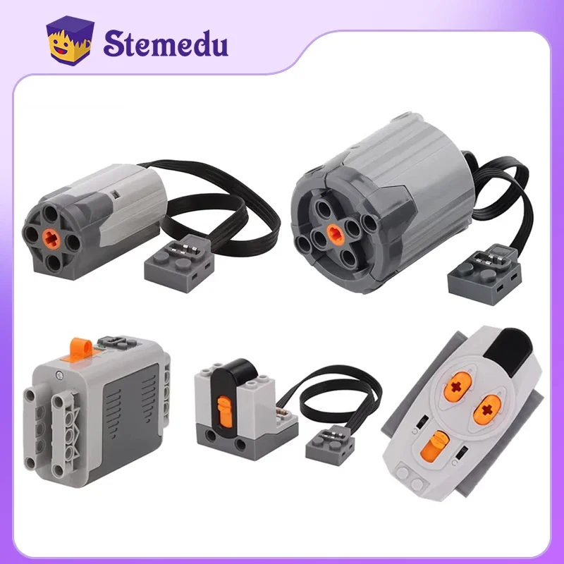 Игрушки сделай сам MOC Технические функции мощности M L Детали серводвигателя