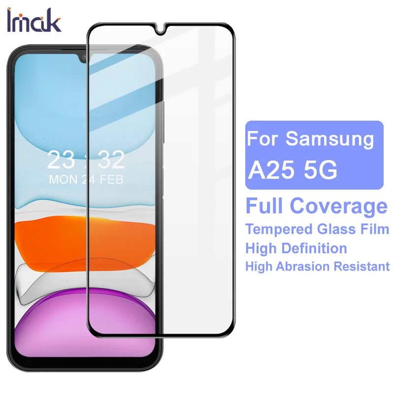 Imak Pro + полностью закаленное стекло для Samsung Galaxy A25 5G, защита экрана, защитная стеклянная пленка для Samsung Galaxy A25 5G