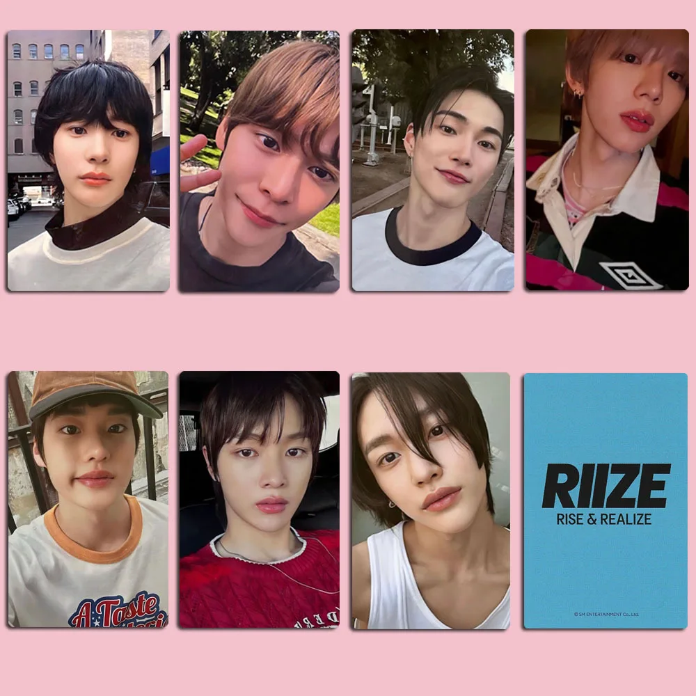 

7 шт./набор Kpop RIIZE карточка постер HD карты Милая группа высокое качество Idol Riize новый альбом получить гитару для коллекции поклонников подарок