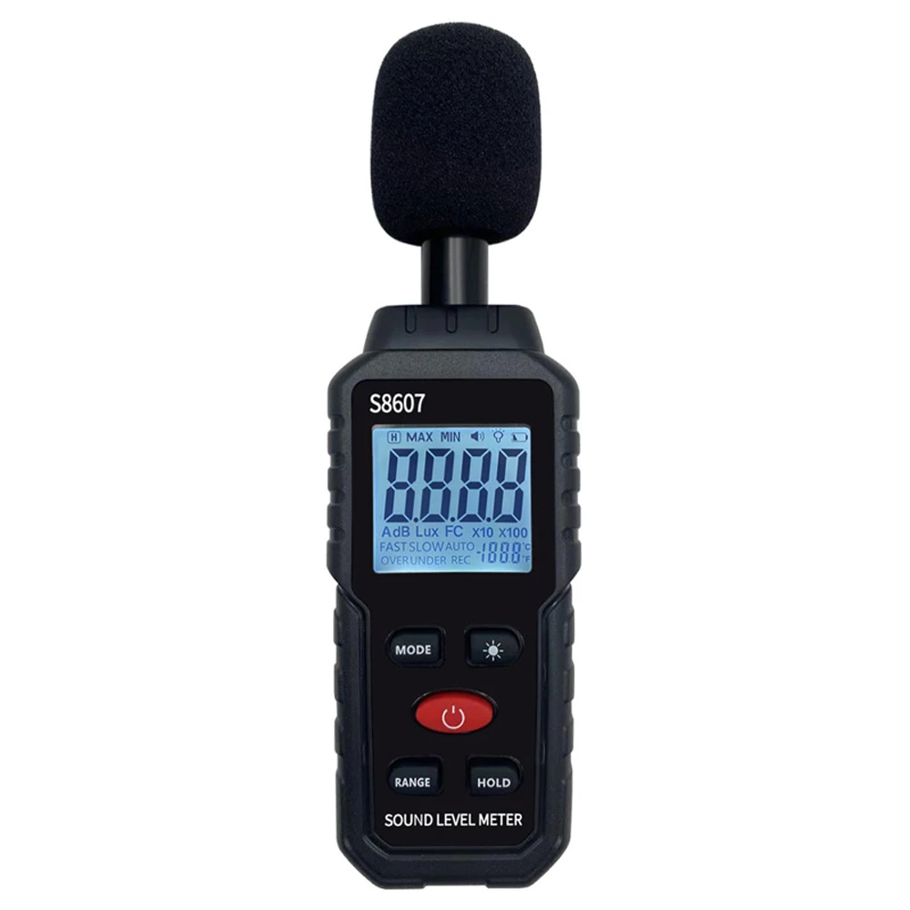 

B50 Noise Detector 30-130dB Mini Decibel Monitoring Device High Accuracy Sound Level Meter Digital Display with Backlight