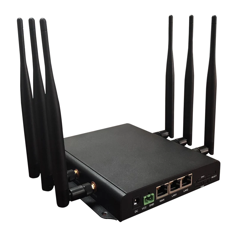 

Wiflyer 2,4G промышленный WiFi роутер 2 слота для Sim-карты 2 PCIE SPI 16 Мб DDR2 128 Мб USB 2,0 300mbps поддержка 4G роутера