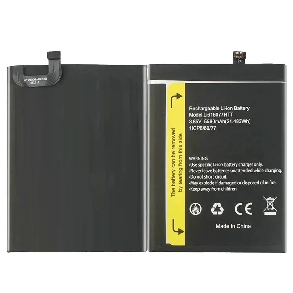 Ли 616077 HTT (bv4900) 5580 мАч Сменный аккумулятор для мобильного телефона Blackview BV4900/BV4900Pro