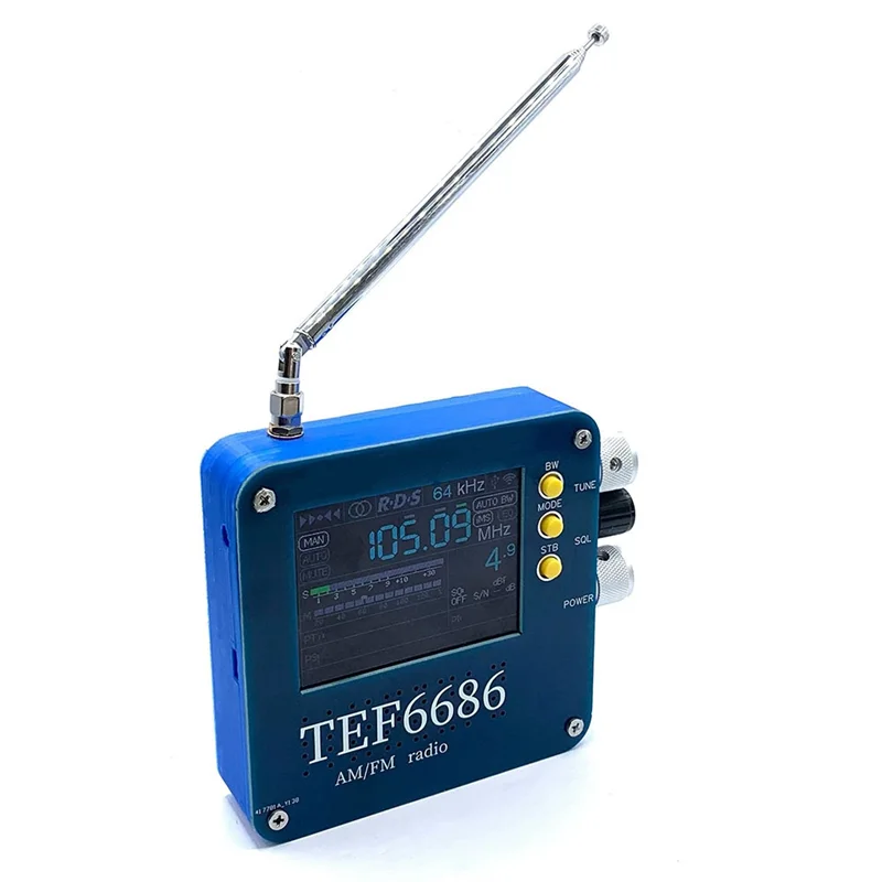 1 комплект Полнодиапазонный приемник TEF6686 полный FM/AM/короткая волна HF/LW