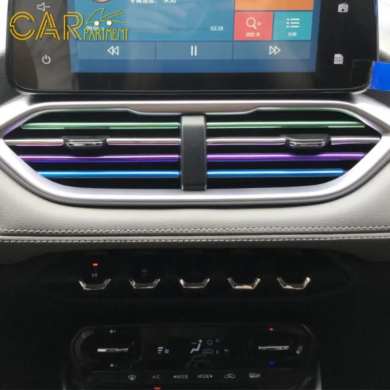 

Durable Clamping Strip Mesh Clip Strip Universal Portable U-shaped Bright Strip Car Tuyere Decorative Strip Car Accessories
