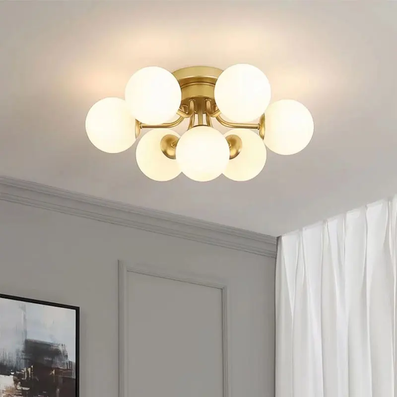 Люстра IWP стеклянные шарики