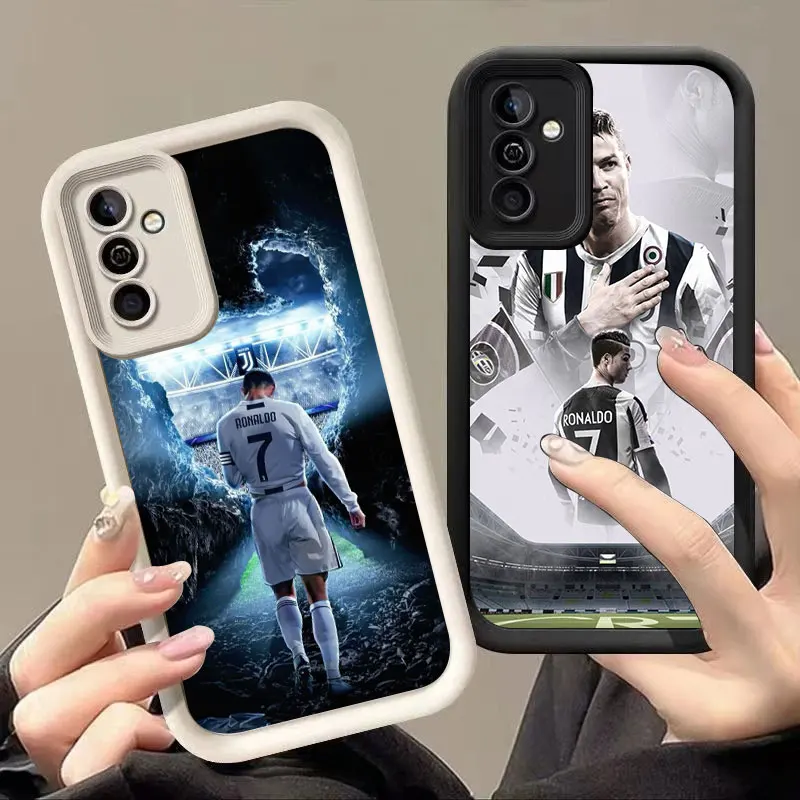 CR7 Super R-Ronaldo Soft Silicone Phone Case For Samsung Galaxy S20 S21 S23 FE S22 S24 Plus Ultra Note 20