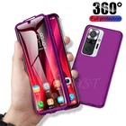 Чехол с полным покрытием 360 градусов для Xiaomi Mi 10T A3 Lite 5G POCO X3 M3 Redmi 9T 9AT 9A 9C NFC Redmi Note 10 9 Pro Max 9s, противоударный чехол-бампер