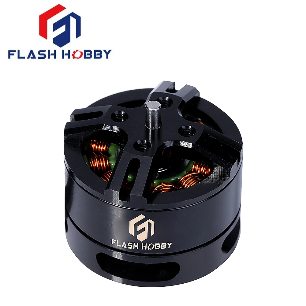 Бесщеточный двигатель для радиоуправляемых мультироторных летательных аппаратов с фиксированным крылом FPV гоночных дронов FLASH HOBBY BE1806 2300KV, запчасти «сделай сам»