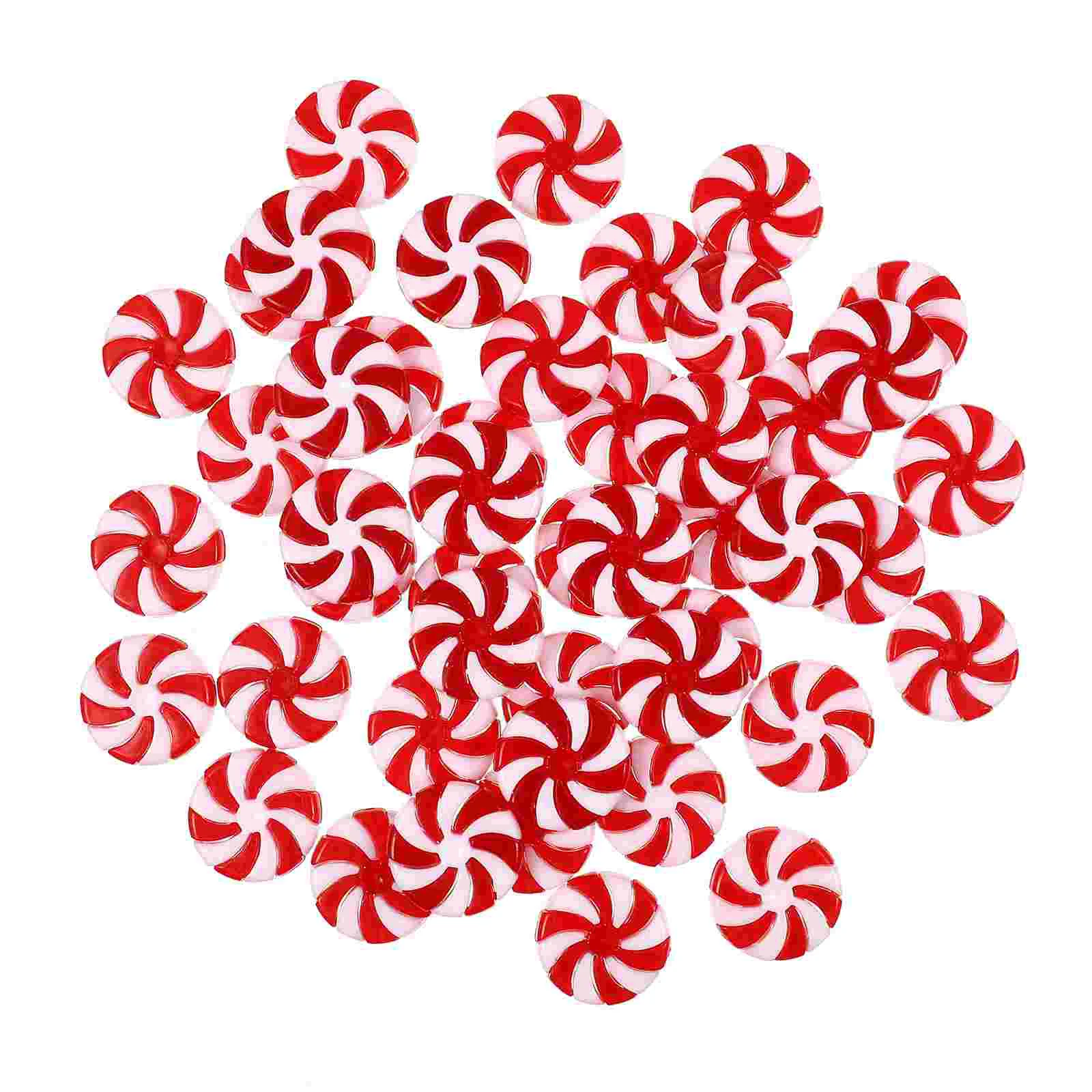 

Christmas Candy Decorations Xmas Tree Pendants DIY Ornaments Decors Red White Decorative Sugar