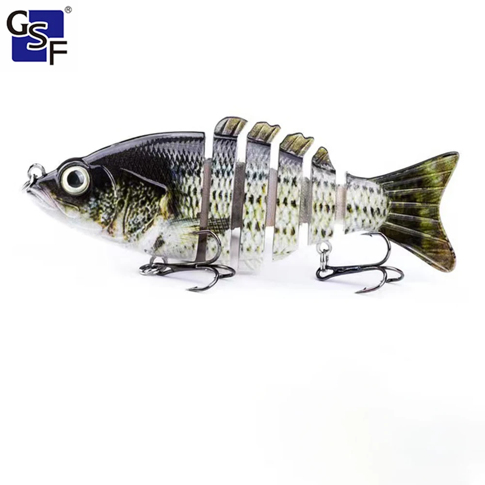 

3D Fishing Lure Swimbait Lures Squid Jig Fishing Tackle Segments Floating Wobblers Fishing Lures Pike Swimbait Crankbaits