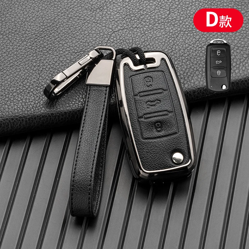 

Car Key Cover Case Shell Holder For Volkswagen VW Golf 3 4 5 6 Mk4 Mk6 Passat B5 B6 B7 B8 CC Polo Tiguan Mk2 Touran Jetta 6 Bora