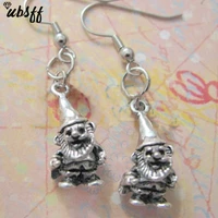 2021 new gnome earring funny metal alloy earrings handmade tibetan silver color jewelry gifts girl