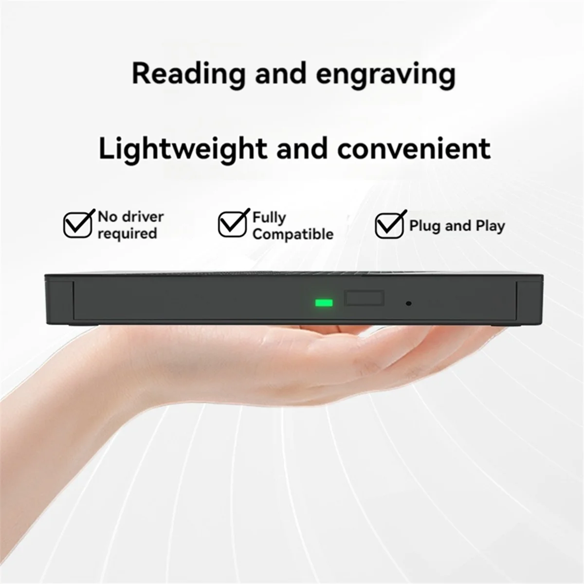 7 в 1 USB 3.0 Type C Внешний оптический привод CD DVD RW Портативный DVD-плеер считыватель