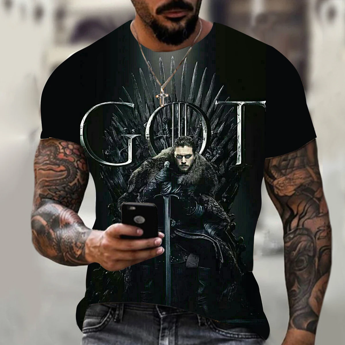 

2022 New 3DT Printed Shirts Monster King Kong Movie Image T-Shirts O-Neck Clothes Fashion Trend Hip Hop New Men's T-Shirts