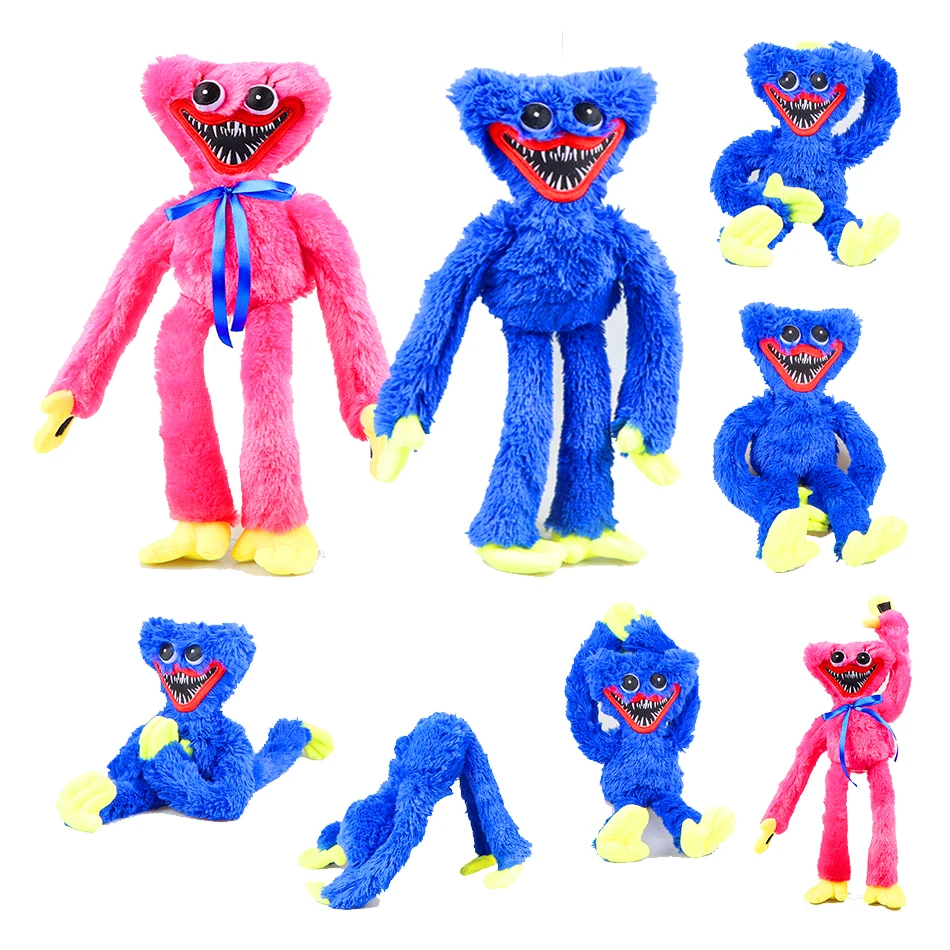 

40cm Huggy Wuggy Plush Doll Hot Poppy Playtime Game Toy Character Plush Doll Soft Stuffed Animals Kids Boys Xmas Gift Toy