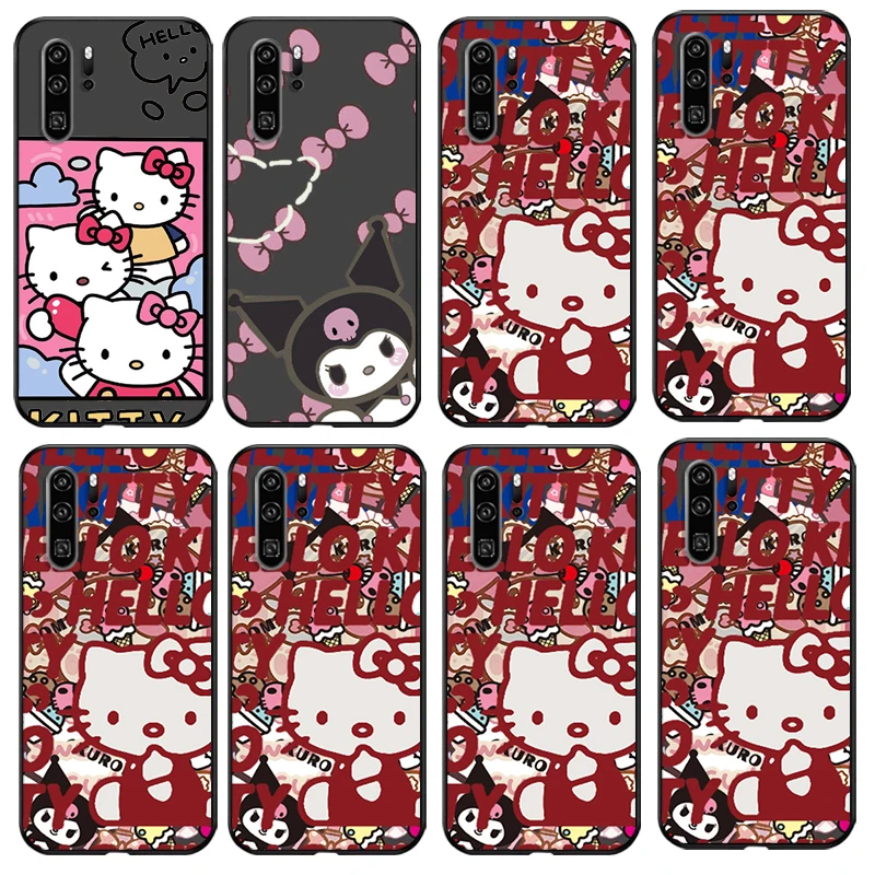 

Hello Kitty Cartoon Kawaii Cat Soft TPU Cases Carcasa Funda Back Cover