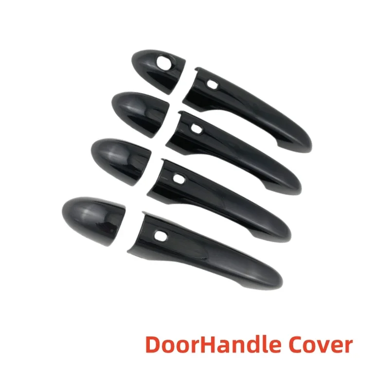 

Украшение автомобиля, крышка дверной ручки для Maserati Levante 2017-2024, глянцевый черный углеродное волокно, автомобильные аксессуары, внешний Стайлинг