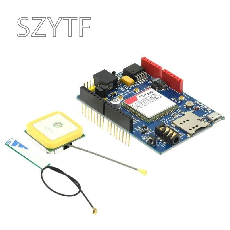 

SIM808 GPRS/GSM GPS Shield 2 In 1 Shield GSM GPRS GPS Development Board SIM808 Module For Arduino