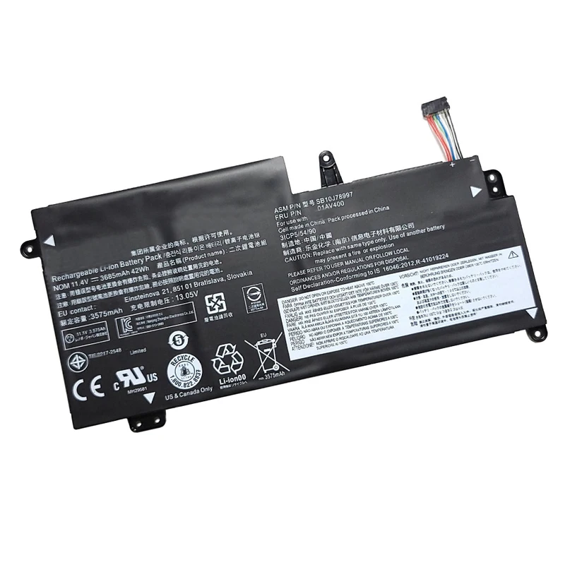 Новая Оригинальная батарея 01AV400 01AV437 01AV401 01AV435 для Lenovo Thinkpad S2 13 20GL 3 &quotSB10J78999 SB10J7998