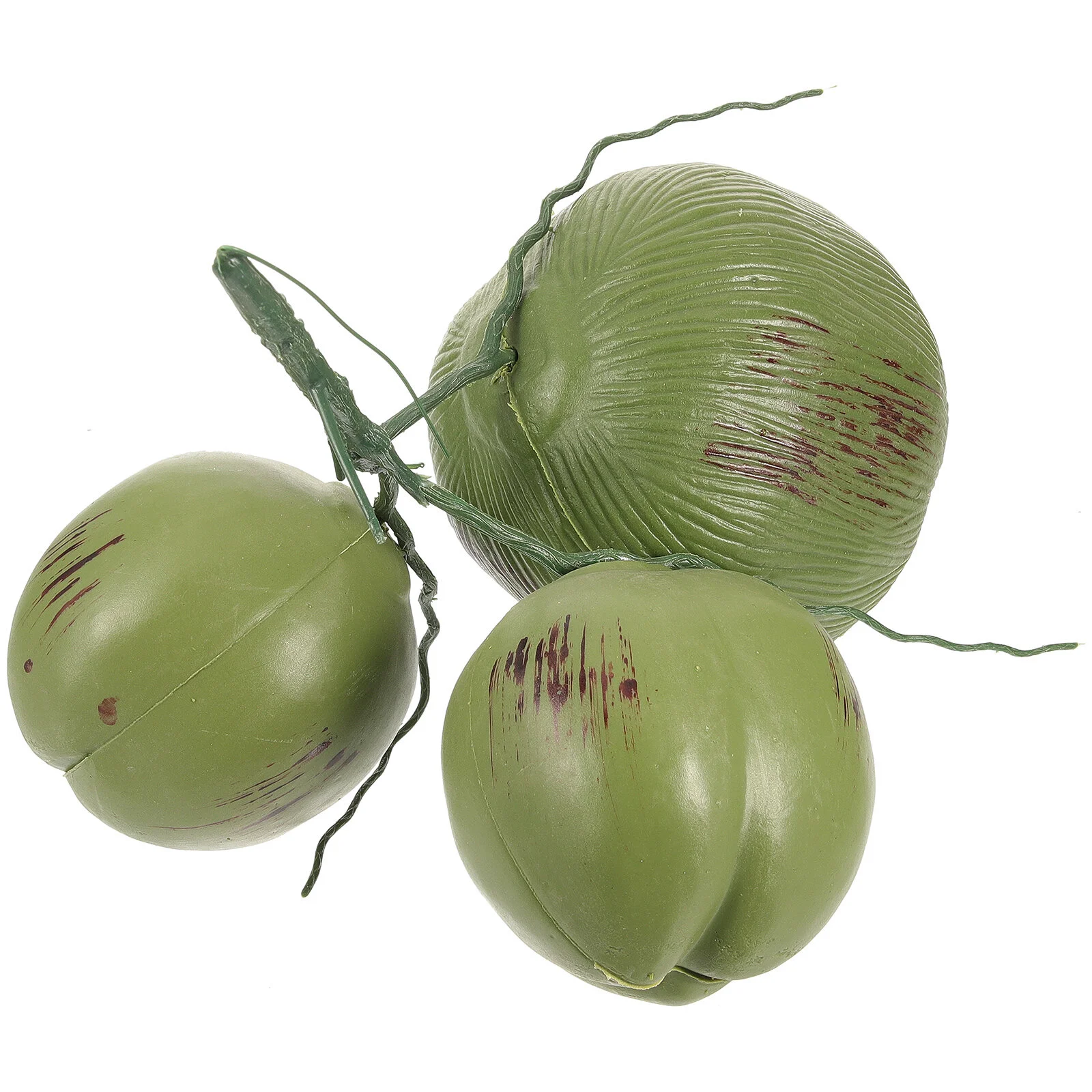 

Hawaii Gifts Artificial Coconuts Tropical Decorations Props Plastic Photo Banquet Fake