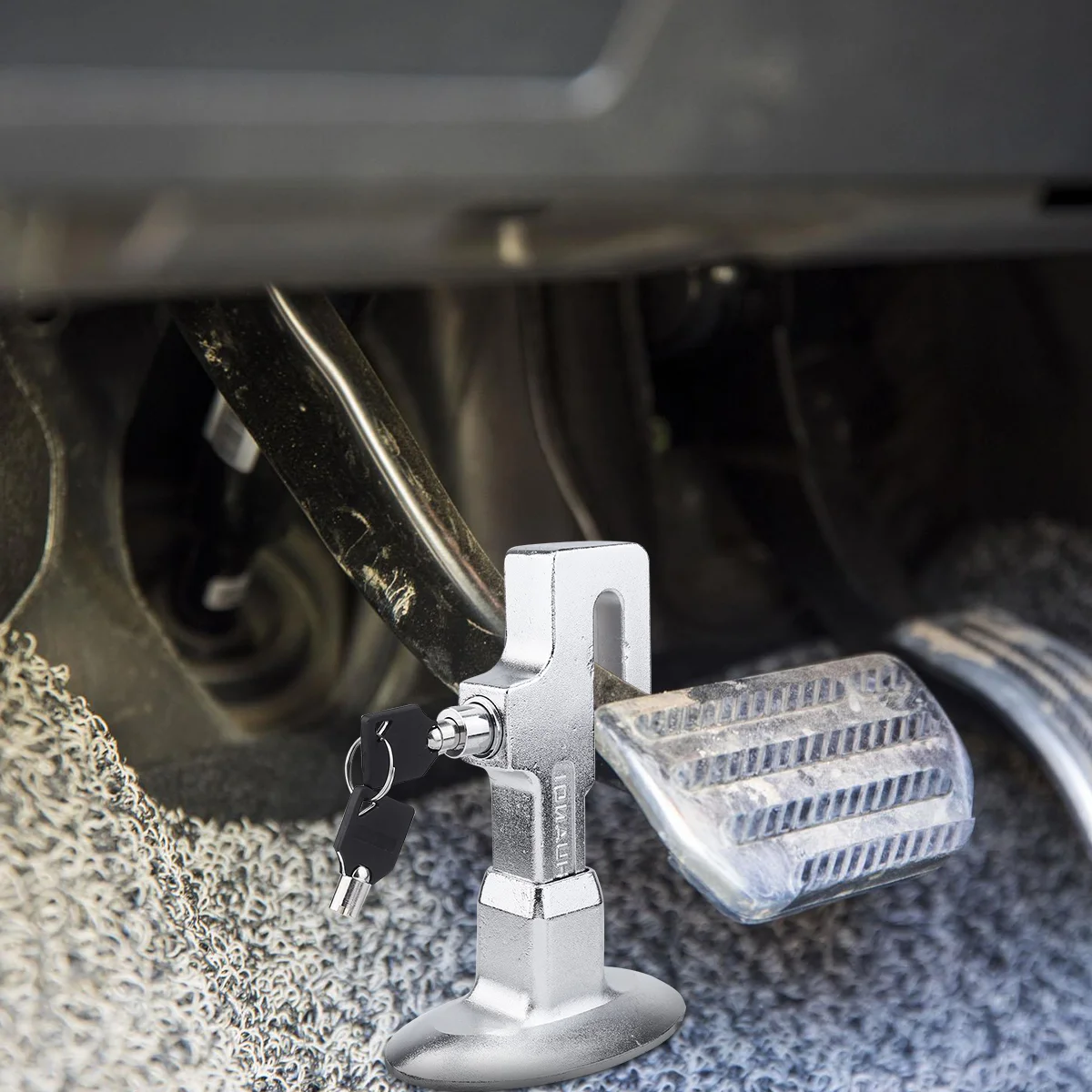 

Lock Car Brake Anti Clutch Auto Pedal Wheel Device Steering Coupler Accelerator Club Hood Door The Supplies Accessories Tool