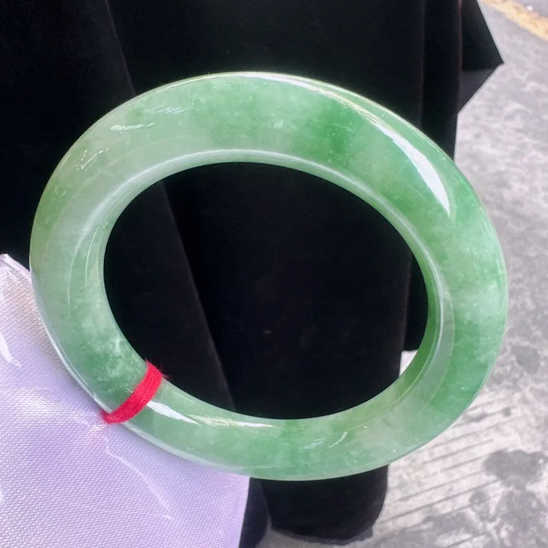 Натуральный изумруд украшение для ювелирных изделий ледяной Круглый браслет