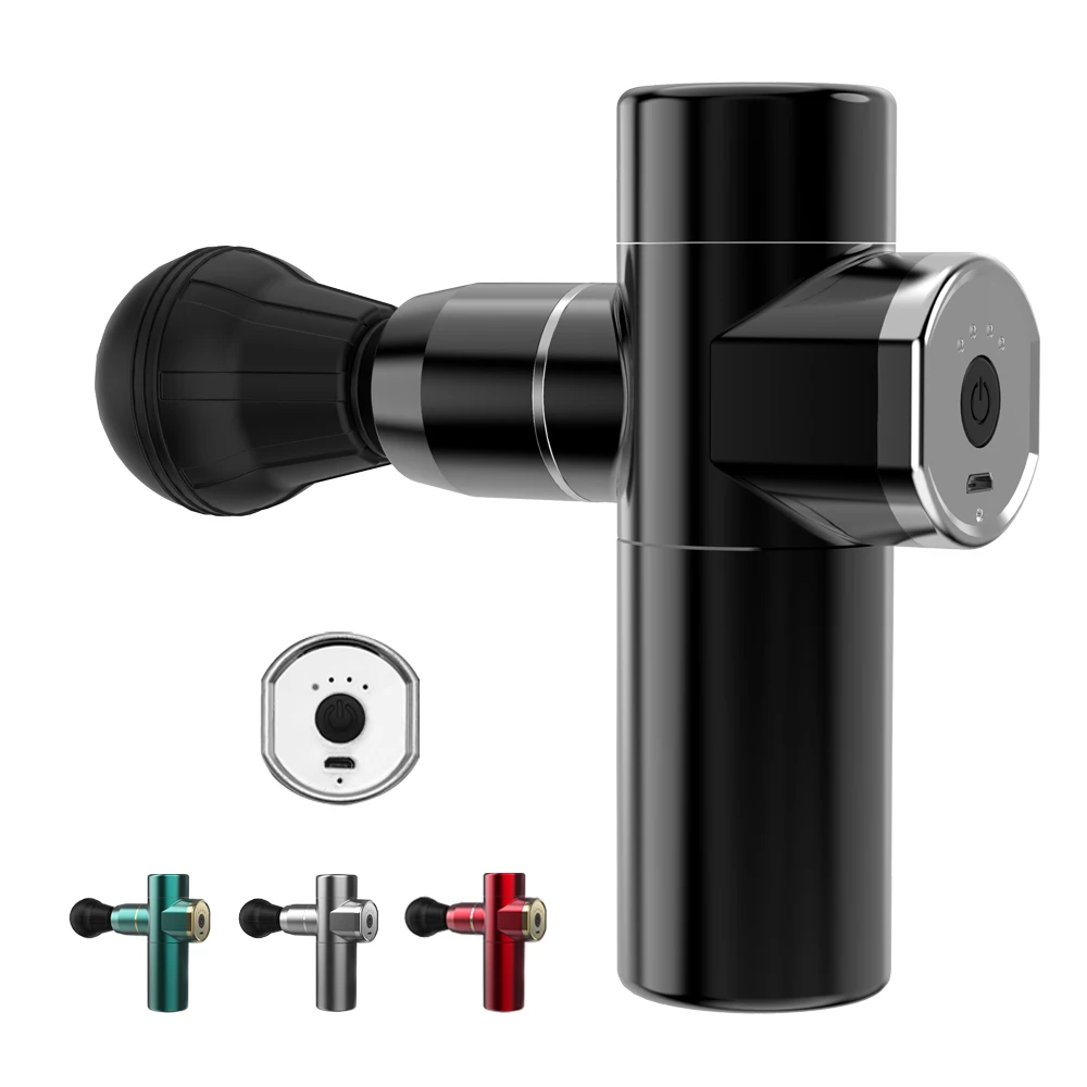 

Mini Muscle Massage Gun Portable Percussion Pistol Massager For Body Neck Deep Tissue Muscle Relaxation For The Whole Body