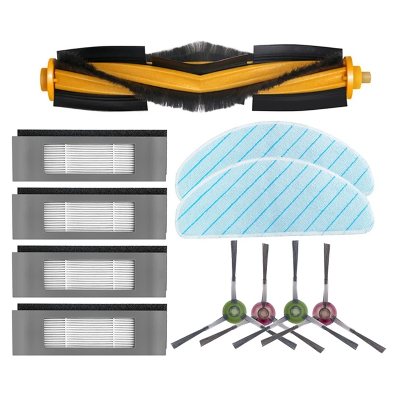 

Filter Side&Main Brush Mop Cloth For Ecovacs Deebot Ozmo T9 Vacuum Cleaner Replacement Home Accessories
