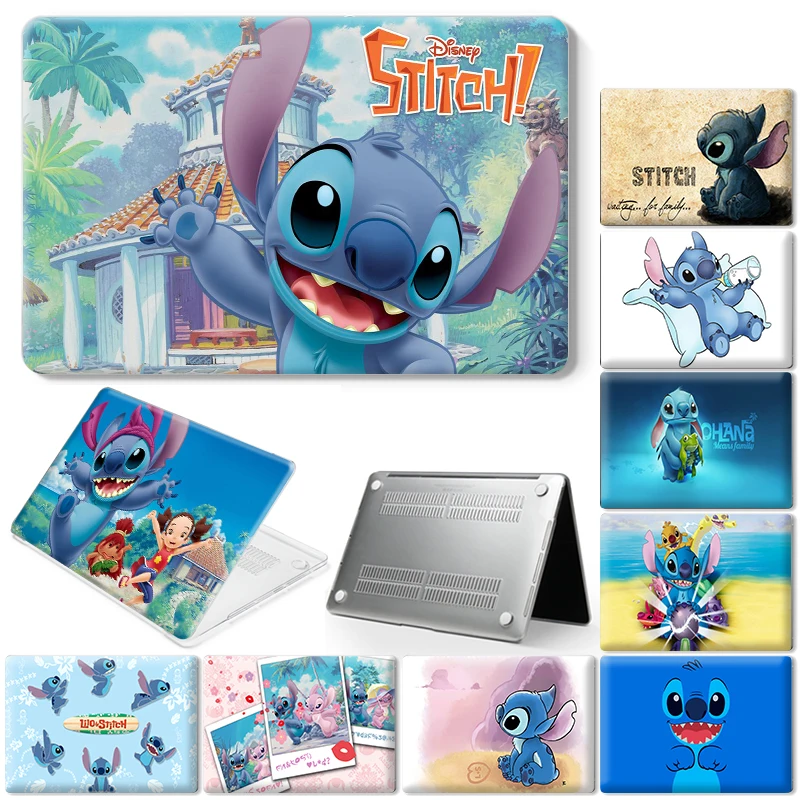 

Чехол для ноутбука Disney Stitch, чехол для Macbook Air 11 2018 2020 13 Touch Bar ID Pro 13 15 16 Retina 15 13 12 дюймов