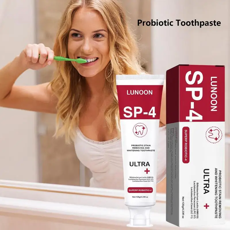 

Probiotic Natural Tooth Paste Whiten Toothpaste For Sensitive Teeth Cavity Prevention Stain Removal Oral Cleaning Toothpaste