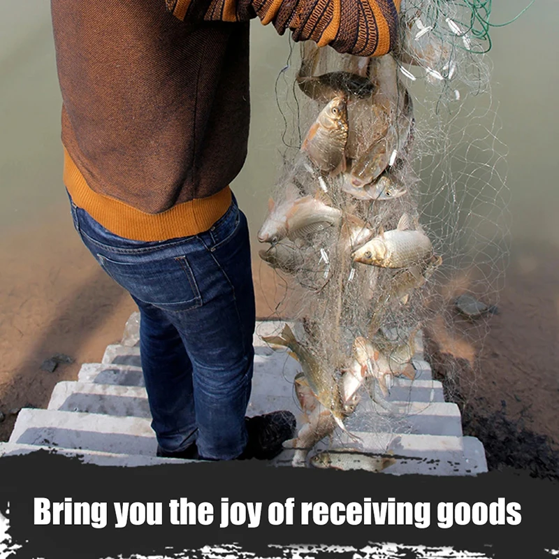 8/15/20/30 м рыболовная сеть нейлоновая монофильная поплавковая ловушка одна сетка