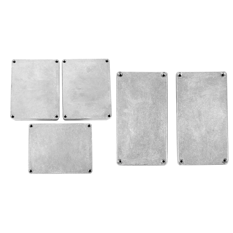 Caja de aluminio de Metal para efectos de guitarra, Pedal y 2 piezas 125B/1590N1, caja de aluminio, Pedal Enc, 3x 1590BB
