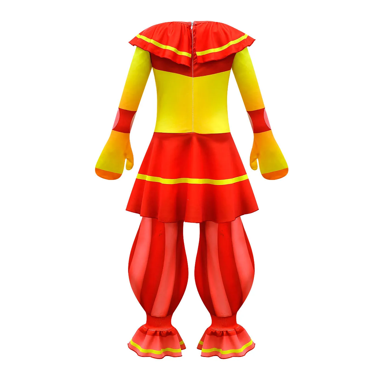 Фото Kawaii Sundrop FNAF Zentai Облегающий комбинезон детский костюм на Хэллоуин семейный комбинезон клоун Луна солнце ужас игра косплей Disfraces №3