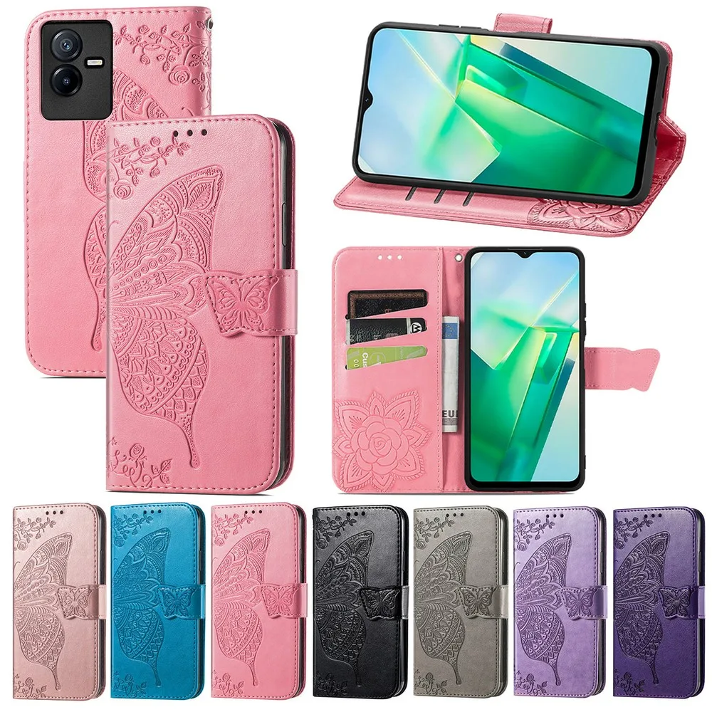 

for VIVO T2X 5G Case Cover coque Flip Wallet Mobile Phone Cases Covers Sunjolly for VIVO T2X 5G Cases for VIVO T2X 5G Cover