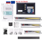 Fivetecnc DRO 3-осевой цифровой счетчик показаний + 3 шт. линейных шкалы Путешествия 100-1020 мм для фотографий полный комплект