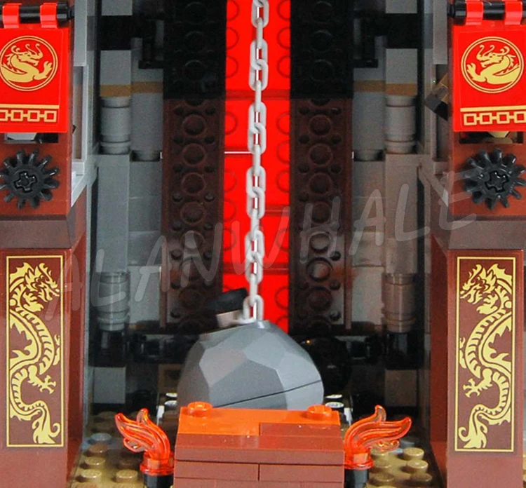 1449 шт. Храм Синоби идеальное оружие функция трапециевидной формы guardian джунглей